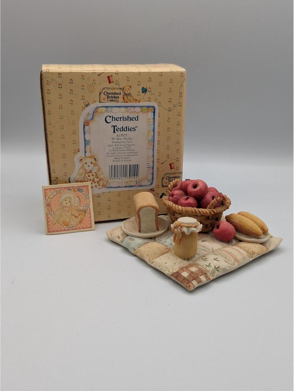Cherished Teddies Thanksgiving Feast "We Bear Thanks" (617075) 1994